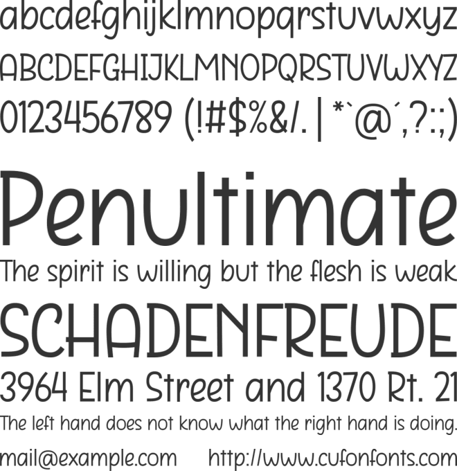 Alice Dream font preview