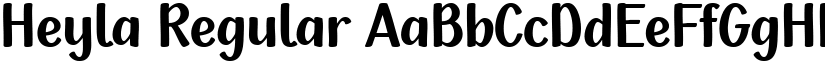 Heyla Regular font