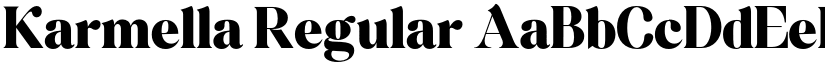 Karmella Regular font