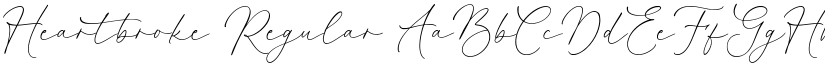 Heartbroke font download