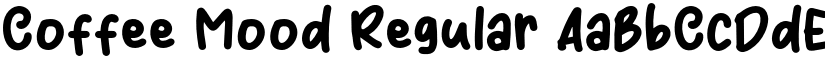 Coffee Mood Regular font