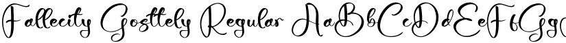 Fallecity Gosttely font download