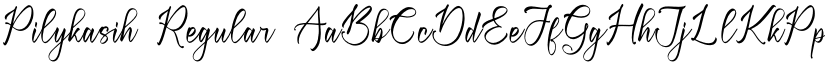 Pilykasih Regular font