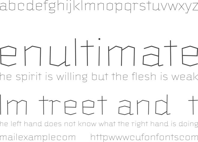 Krupkrop Trial font preview