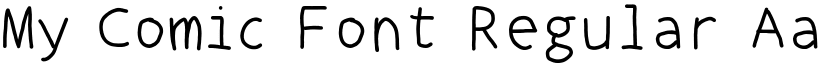 My Comic Font Regular font