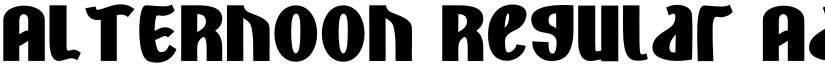 ALTERNOON Regular font