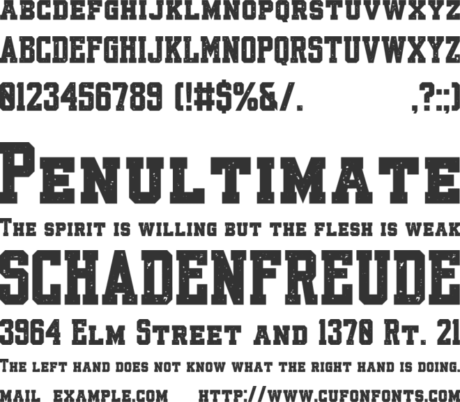 JERSEYCLUB GRUNGE font preview