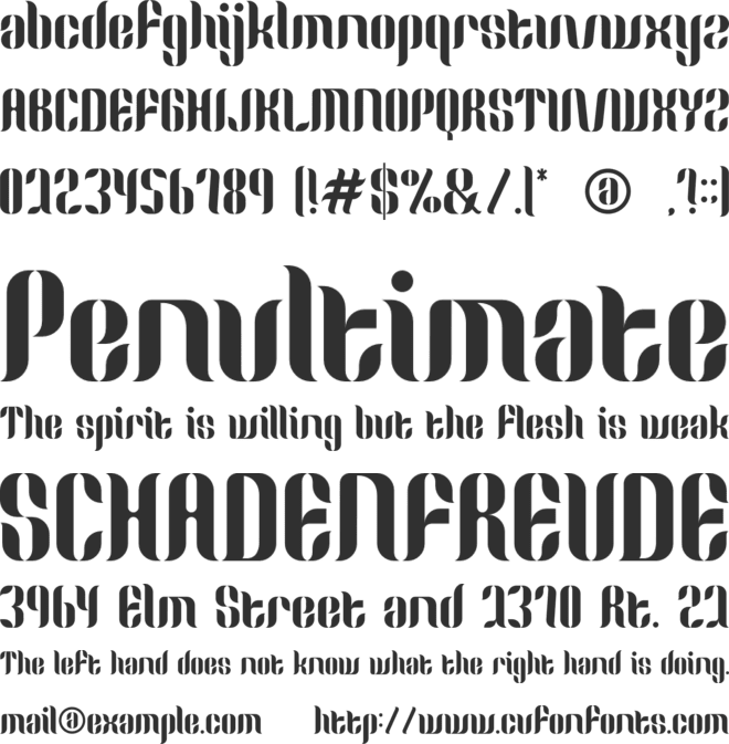 Lemonglory font preview