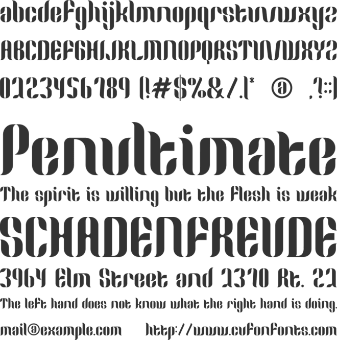 Lemonglory font preview