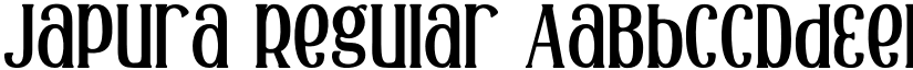 Japura Regular font