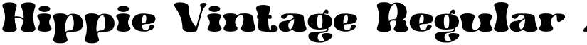 Hippie Vintage Regular font