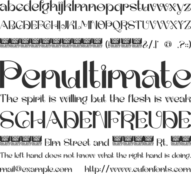 Grey Jewelry font preview