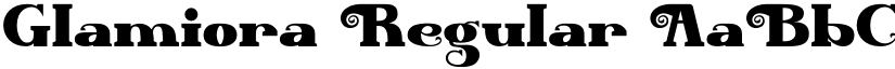 Glamiora Regular font