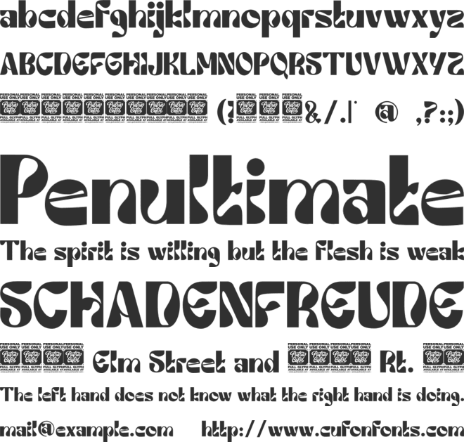 Floras Display font preview