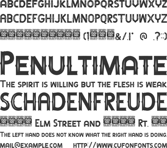 Classic Cassette font preview