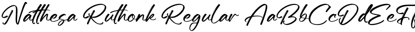 Natthesa Ruthonk Regular font