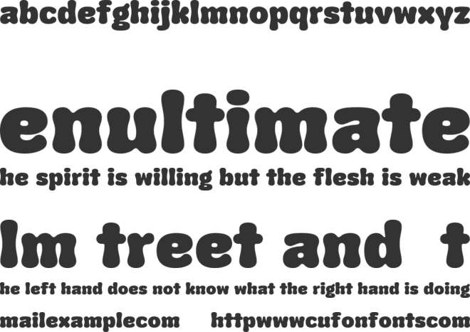 Yunyun Trial font preview