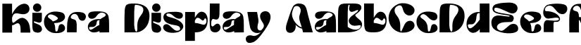 Kiera Display font