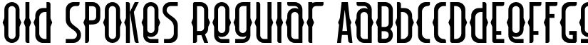 Old Spokes Regular font