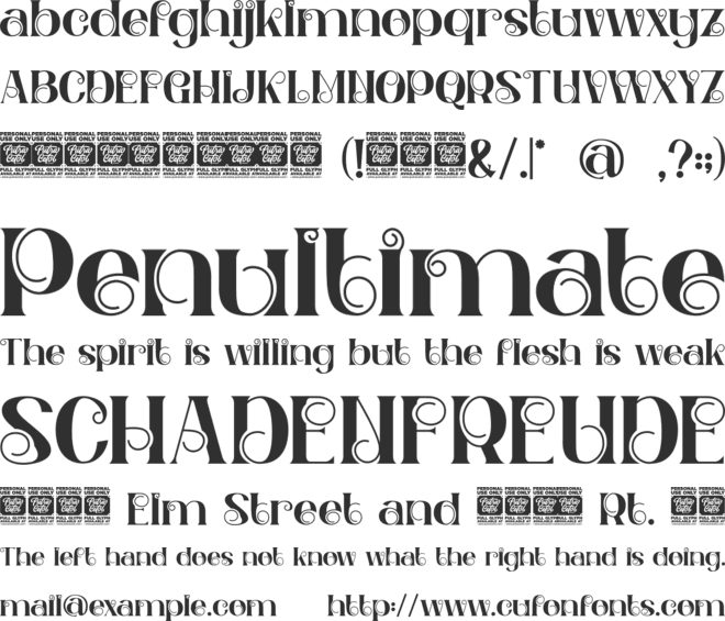 Layla font preview