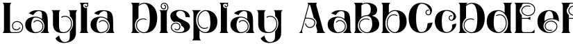 Layla Display font