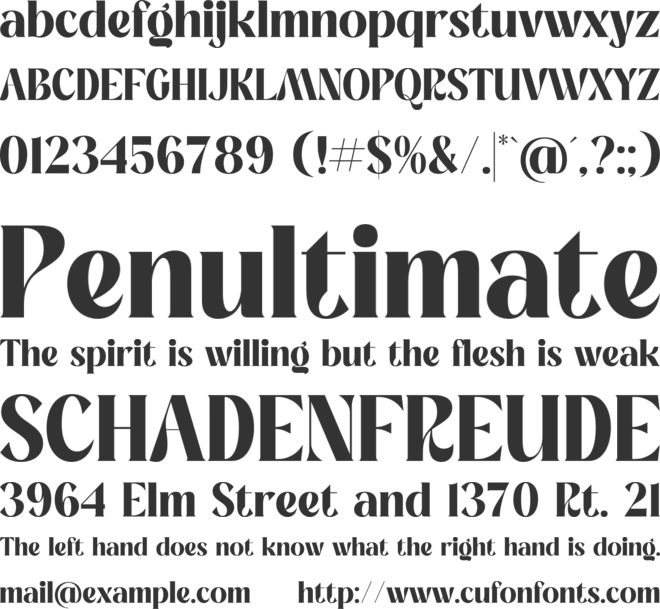 Mercado font preview