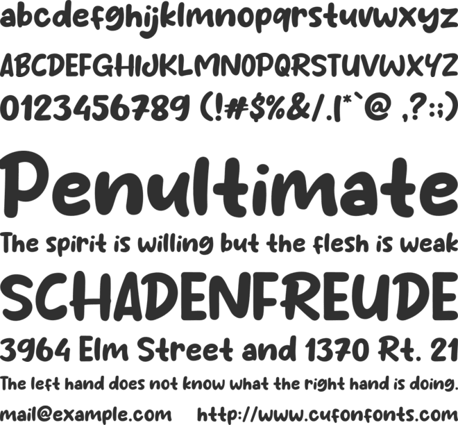 Delight Coffee font preview