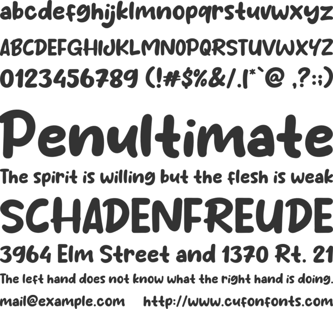 Delight Coffee font preview