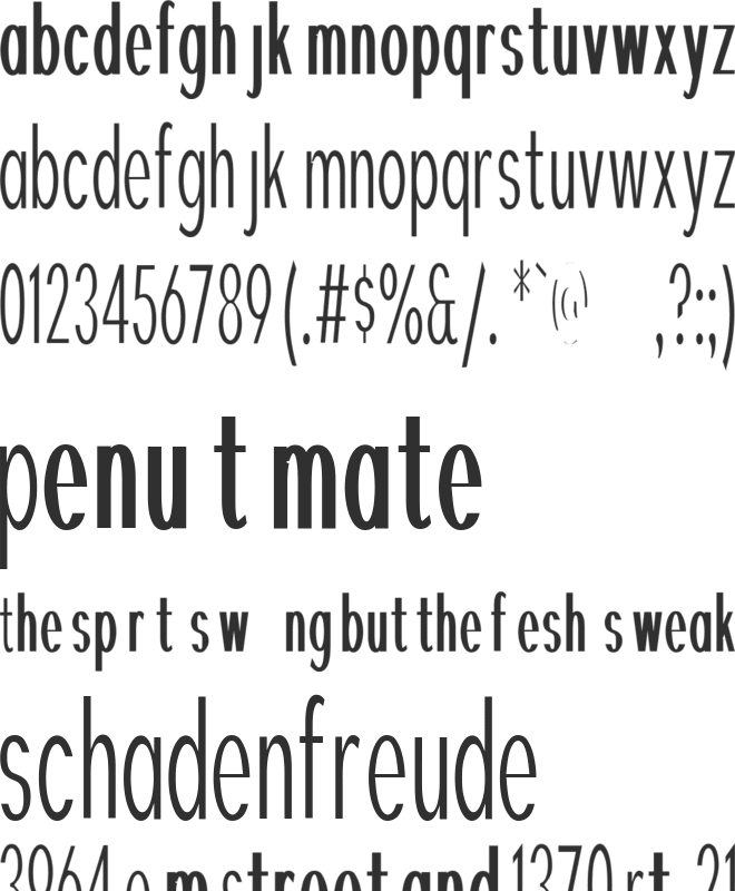 GlomboSorva Title font preview