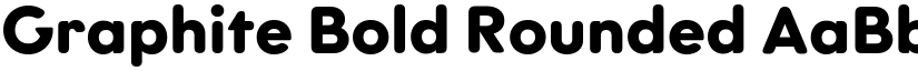 Graphite Bold Rounded font