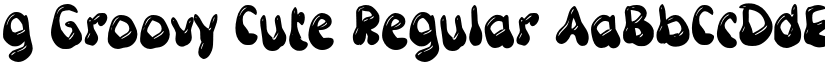 g Groovy Cute Regular font