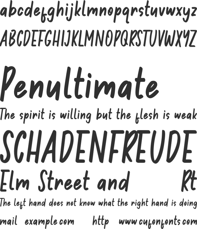 Brooklyne Midnight font preview