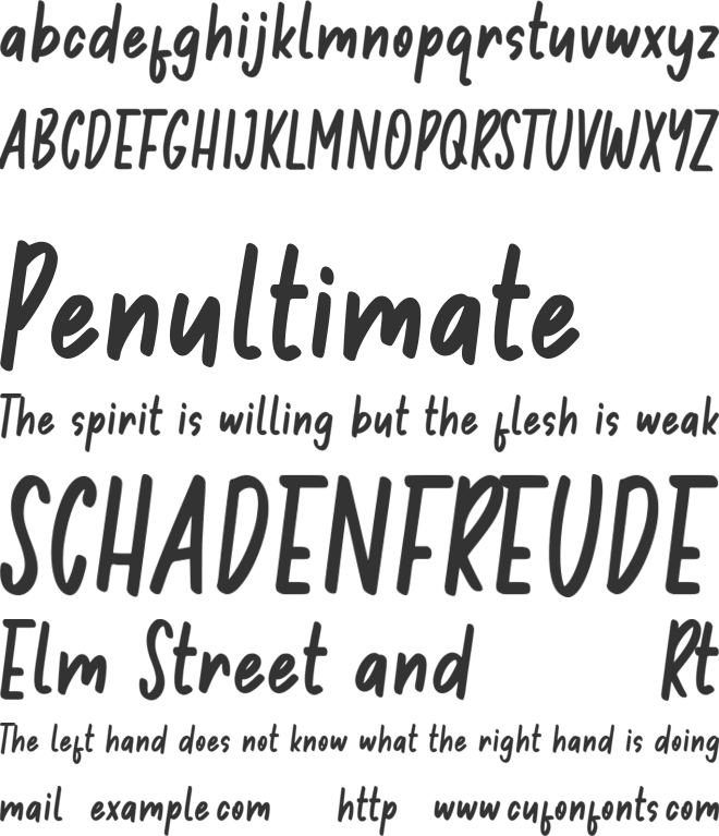 Brooklyne Midnight font preview