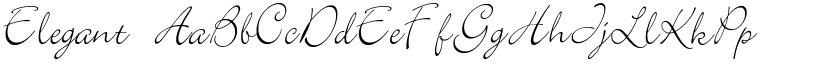 Elegant font