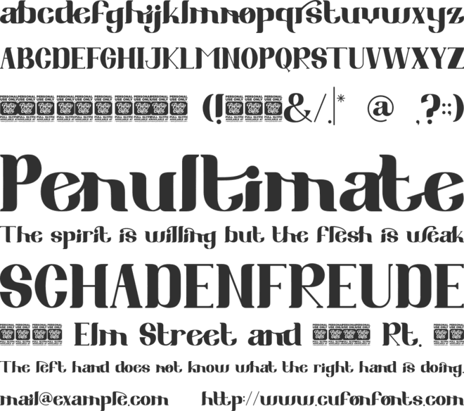 Sixty Niners font preview