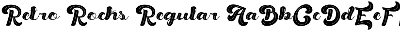 Retro Rocks Regular font