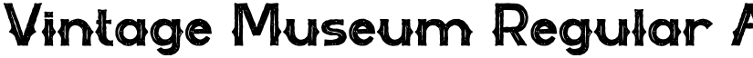 Vintage Museum Regular font