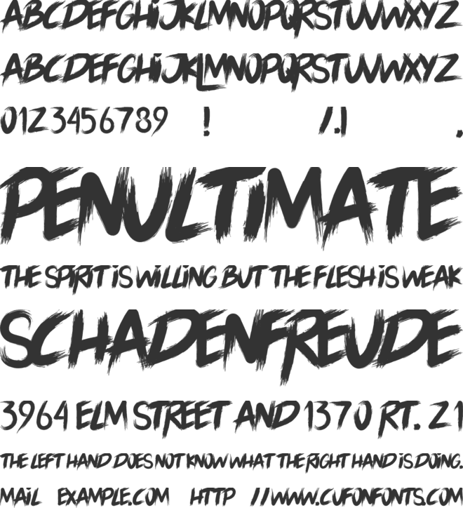 LORD OF THE RING font preview