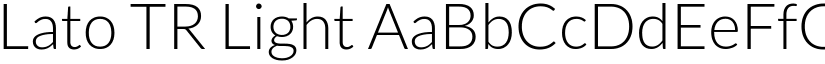 Lato TR Light font