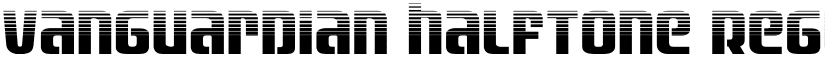 Vanguardian Halftone Regular font