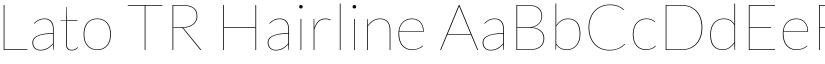 Lato TR Hairline font