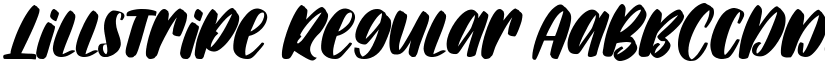 Lillstripe font download