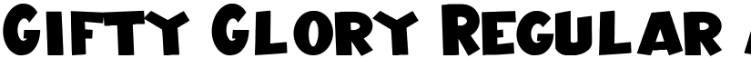 Gifty Glory Regular font