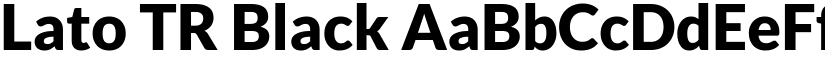 Lato TR Black font