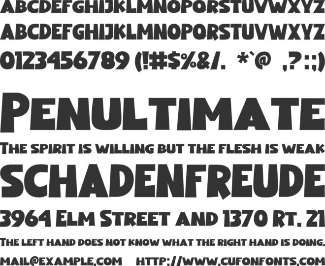 Gamer Station font preview