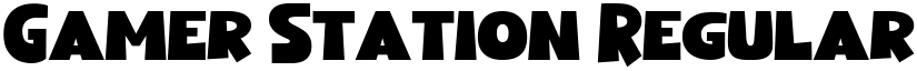 Gamer Station Regular font