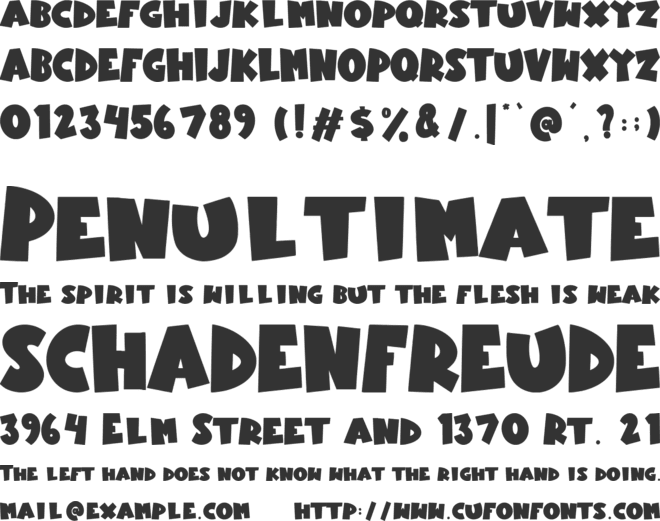 Santa On Duty font preview