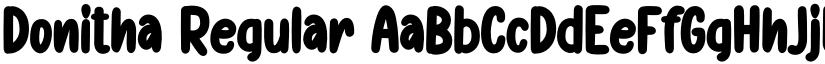 Donitha font download