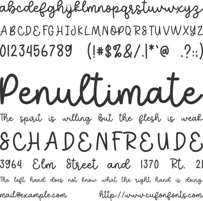 Boho Sunshine 1 font preview