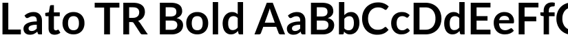 Lato TR Bold font
